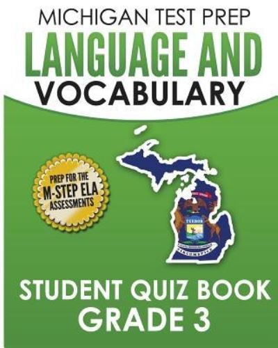Cover for Test Master Press Michigan · MICHIGAN TEST PREP Language &amp; Vocabulary Student Quiz Book Grade 3 (Pocketbok) (2017)