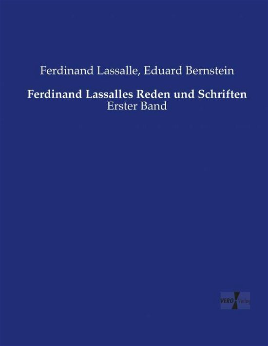 Cover for Lassalle · Ferdinand Lassalles Reden und (Book) (2019)