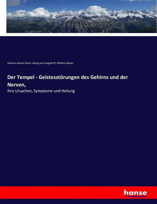Cover for Davis · Der Tempel - Geistesstörungen des (Bok) (2016)