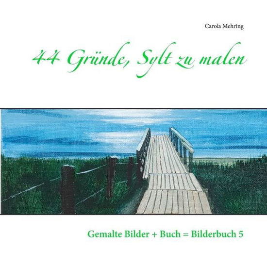 Cover for Carola Mehring · 44 Grunde, Sylt zu malen: Gemalte Bilder + Buch = Bilderbuch 5 (Paperback Book) (2018)