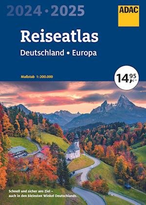 Cover for Mair-Dumont · ADAC Reiseatlas Deutschland Europa 2024/2025 (Hæftet bog) (2023)