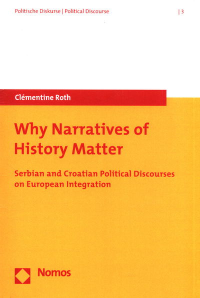 Cover for Roth · Why Narratives of History Matter (Book) (2018)