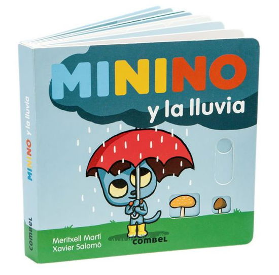 Cover for Meritxell Martí · Minino y la lluvia (Board book) (2020)