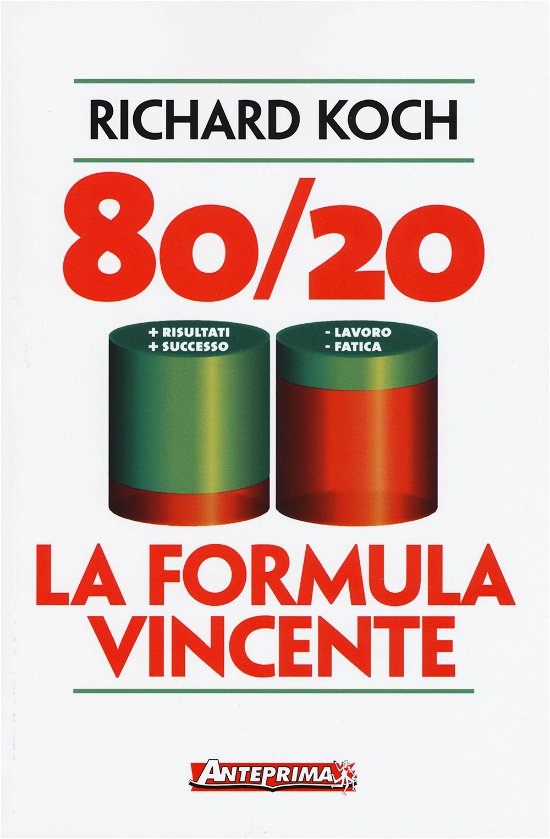 Cover for Richard Koch · 80/20. La Formula Vincente. Meno Lavoro, Meno Fatica, Piu Risultati, Piu Successo (Book)