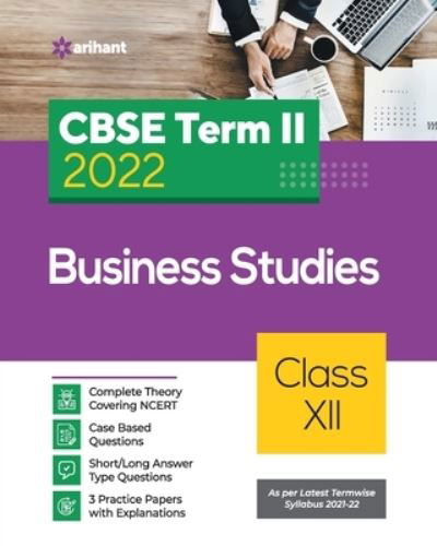 Cover for Nidhi Jain · CBSE Term II Business Studies 12th (Paperback Book) (2021)