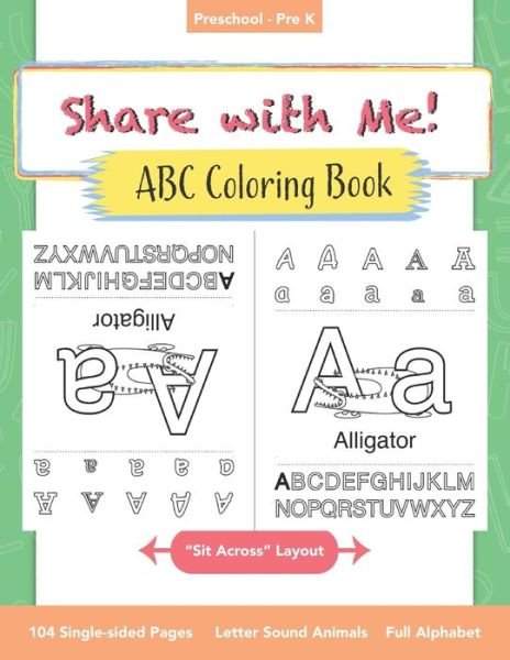 Cover for Piper Maria · Share with Me! ABC Coloring Book (Paperback Bog) (2021)