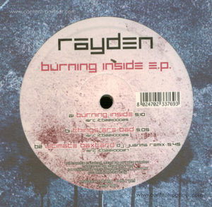 Cover for Rayden · Burning Inside EP (12&quot;) (2011)