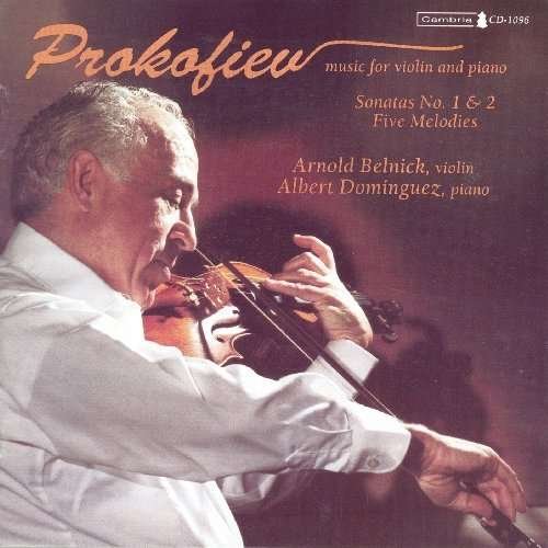 Cover for Prokofiev · Music for Violin &amp; Piano (CD) (2006)