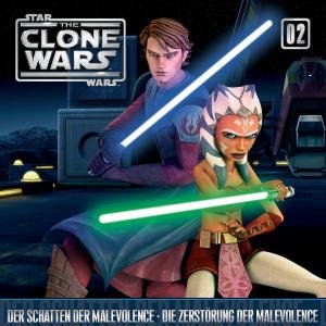 Cover for The Clone Wars · 02: Der Schatten / Die Zerstörung Der Malevolence (CD) (2011)