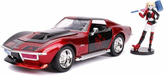 1:24 1969 Corvette Stingray W/harley Quinn Figure - 1:24 1969 Corvette Stingray W/harley Quinn Figure - Gadżety - Jada Toys - 0801310311967 - 20 lipca 2021