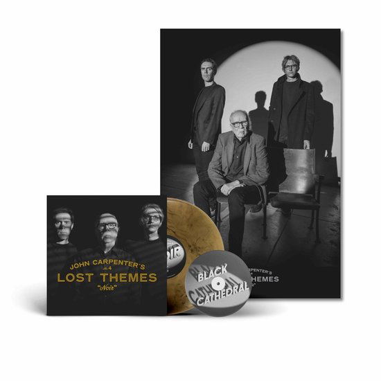 Cover for John Carpenter, Cody Carpenter and Daniel Davies · Lost Themes Iv: Noir (Ltd Black Marble Vinyl + Clear 7'') (LP) (2024)