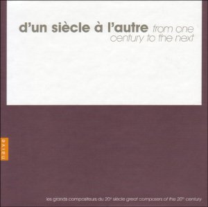 Cover for Leos Janacek  · D'Un Siecle A l'Autre (CD)