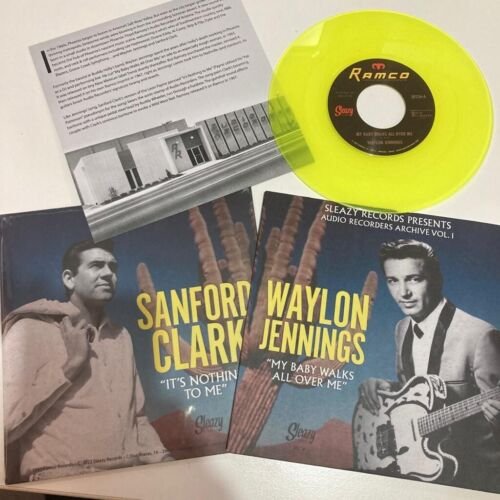 Audio Recorders Archive 1 - Waylon Jennings & Sanford Clark - Música - SLEAZY - 3481575582967 - 