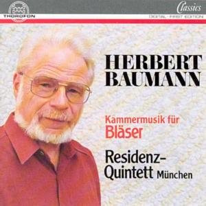 Cover for Baumann / Residenz Quintet · Chamber Music for Winds (CD) (1994)