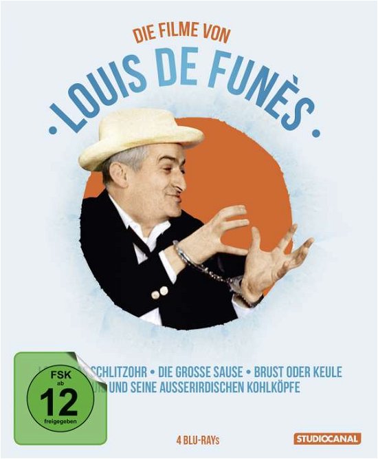 Cover for Louis De Funes Edition (4 Blu-rays) (Blu-ray) (2017)