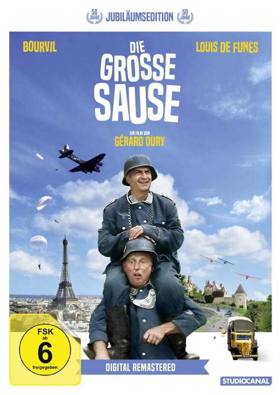 Cover for De Funes,louis / Bourvil · Große Sause,die / Jubiläumsedition / Digital Rema (DVD) (2016)