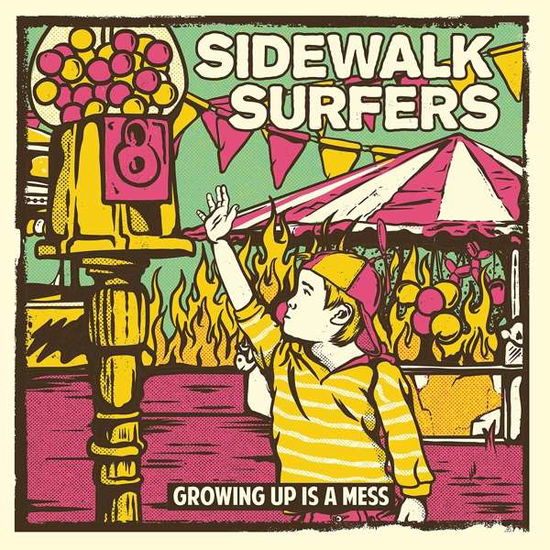 Cover for Sidewalk Surfers · Growing Up is a Mess (CD)