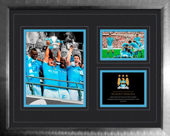 Cover for Manchester City · Manchester City - Fa Cup Win 2010-11 (Stampa In Cornice 40x50cm) (MERCH)