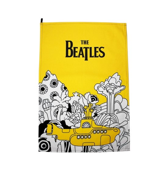Tea Towel (Recycled Cotton) - The Beatles (Yellow Submarine) - The Beatles - Produtos - THE BEATLES - 5055453496967 - 15 de junho de 2023