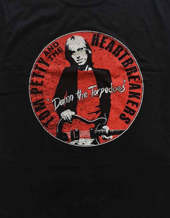 Cover for Tom Petty &amp; The Heartbreakers · Tom Petty &amp; The Heartbreakers Unisex T-Shirt: Damn The Torpedoes (T-shirt) [size S] [Black - Unisex edition]