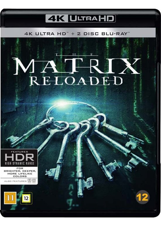 Cover for The Matrix Reloaded (4K UHD + Blu-ray) [4K edition] (2018)