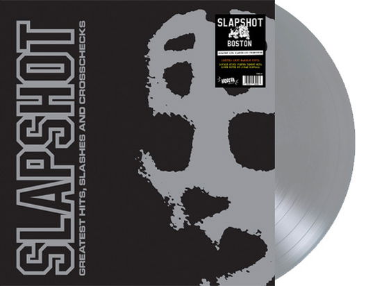 Greatest Hits. Slashes And Crosschecks (Grey Marble Vinyl) - Slapshot - Musique - RADIATION REISSUES - 8055515232967 - 16 septembre 2022