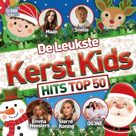 De Leukste Kerst Kids Hits Top 50 - V/A - Musik - CLOUD9 - 8718521068967 - 14. oktober 2022