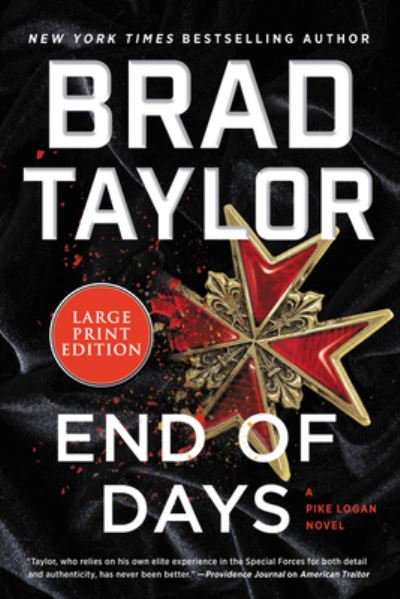 Cover for Brad Taylor · End of Days (Paperback Book) (2022)