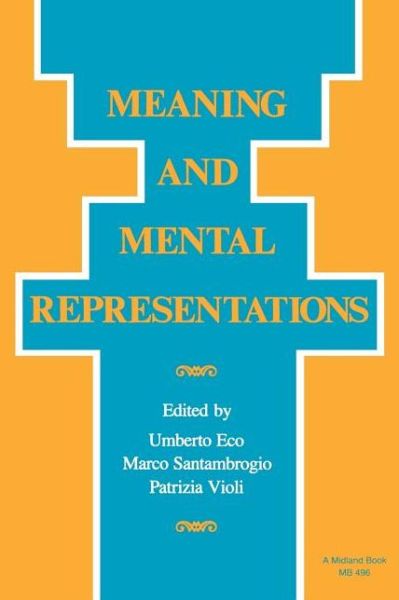 Cover for Umberto Eco · Meaning and Mental Representations (Paperback Bog) (1988)