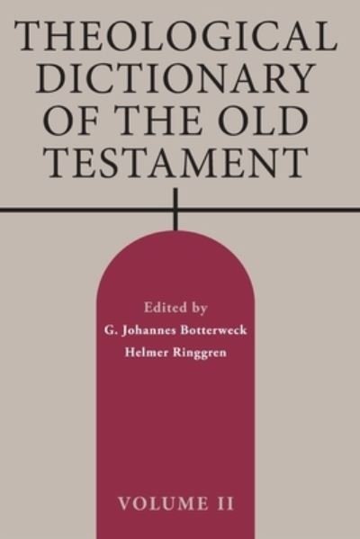 Cover for G. Johannes Botterweck · Theological Dictionary of the Old Testament Volume Ll (Bok) (1975)