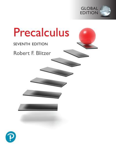 Cover for Robert Blitzer · Precalculus, Global Edition (Paperback Book) (2023)