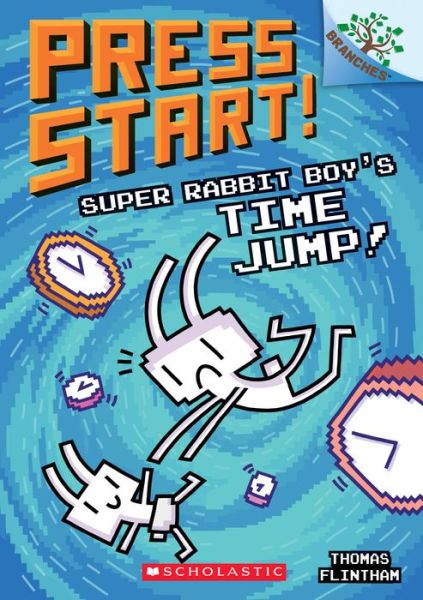 Cover for Thomas Flintham · Super Rabbit Boy's Time Jump!: A Branches Book (Press Start! #9) - Press Start! (Paperback Book) (2020)