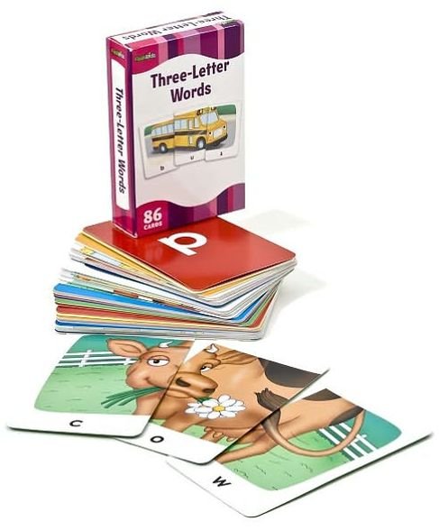 Cover for Flash Kids Editors · 3 Letter Words (Flash Kids Flash Cards) (Flashcards) (2010)