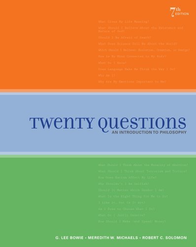 Cover for Robert C. Solomon · Twenty Questions: an Introduction to Philosophy (Pocketbok) (2010)