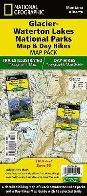 Cover for National Geographic Maps · Glacier-Waterton Lakes Day Hikes &amp; National Parks Maps [Map Pack Bundle] - National Geographic Trails Illustrated Map (Map) [2022nd edition] (2022)