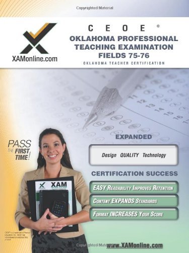Cover for Sharon Wynne · Ceoe Opte Oklahoma Professional Teaching Examination Fields 75, 76 Teacher Certification Test Prep Study Guide (Xam Osat) (Taschenbuch) (2006)