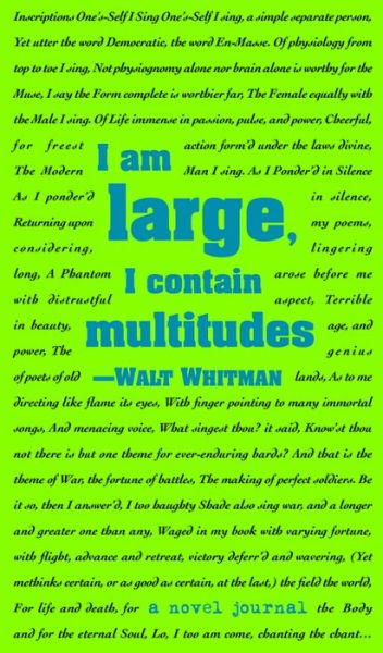 Cover for Walt Whitman · A Novel Journal: Leaves of Grass (Compact) - Novel Journals (Hardcover Book) (2017)