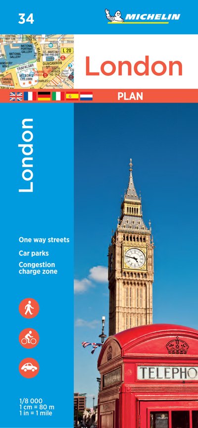 London - Michelin City Plan 34: City Plans - Michelin - Livres - Michelin Editions des Voyages - 9782067236967 - 15 mars 2019