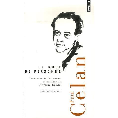 Cover for Paul Celan · La rose de personne (Paperback Book) (2007)