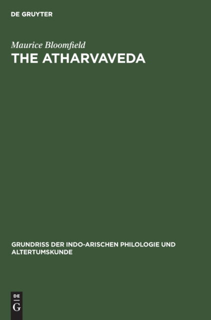 Cover for Maurice Soomfield · Atharvaveda : Aus (Book) (1901)