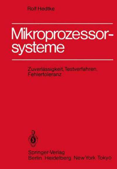 Cover for R. Hedtke · Mikroprozessorsysteme (Paperback Book) [German edition] (1983)
