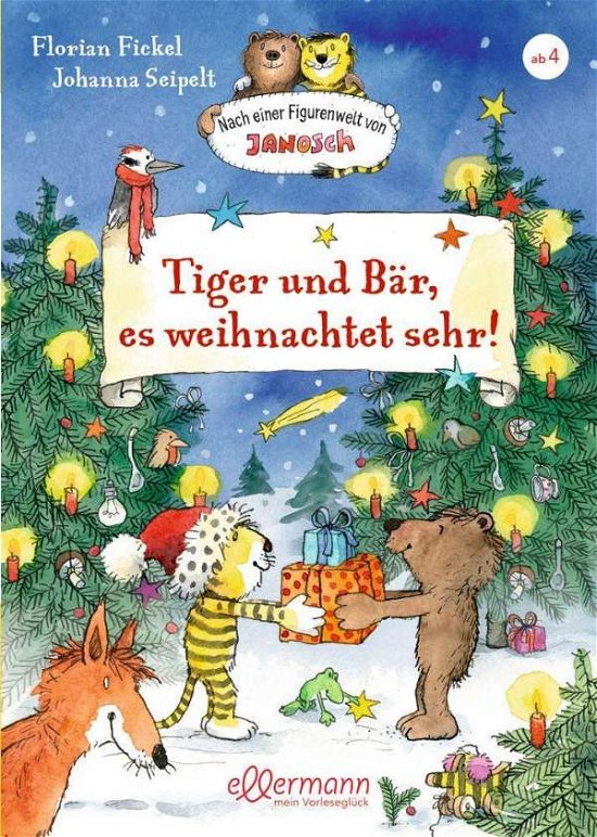 Cover for Fickel · Tiger und Bär, es weihnachtet se (Buch)