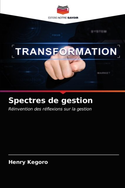 Cover for Henry Kegoro · Spectres de gestion (Paperback Book) (2020)