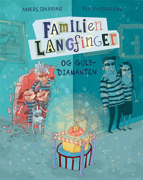 Cover for Anders Sparring · Familien Langfinger og gulddiamanten (Bound Book) [1st edition] (2019)