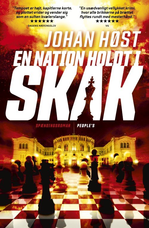 Cover for Johan Høst · En nation holdt i skak (Indbundet Bog) [1. udgave] (2022)