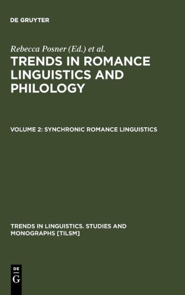 Cover for John Green · Trends in Romance Linguistics.02 (Bok) (1981)