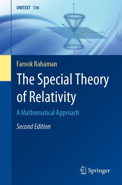 Cover for Farook Rahaman · The Special Theory of Relativity: A Mathematical Approach - UNITEXT (Paperback Book) [2nd ed. 2022 edition] (2022)