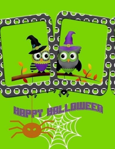 Cover for Mm · Happy Halloween Gift Album: Halloween. Spooky Coloring Pages with Witches Ghost Pumpkins Zombie (Paperback Book) (2021)