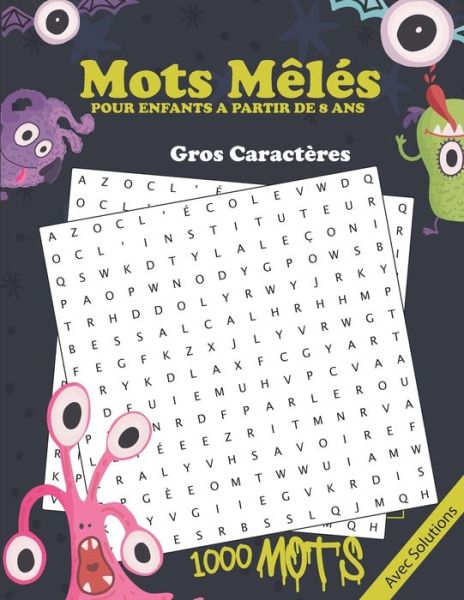 Cover for Lammy Publishing · Mots Meles POUR ENFANTS A PARTIR DE 8 ANS Gros Caracteres (Paperback Book) (2020)