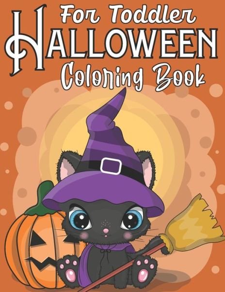 Cover for The Universal Book House · For Toddler Happy Halloween Coloring Book (Taschenbuch) (2020)